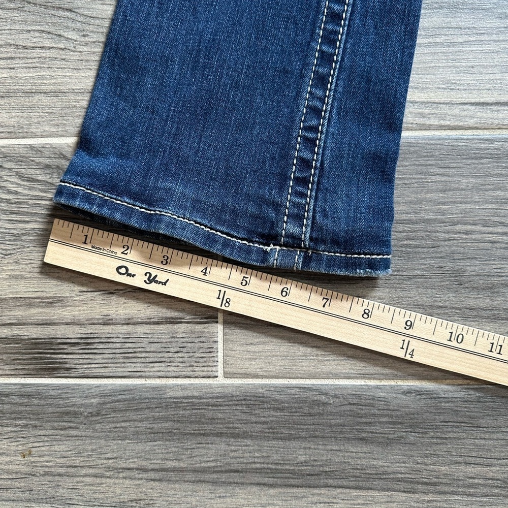 Miss Me Dark Blue Boot Cut Jeans with Embellishments - Picture 9 of 16